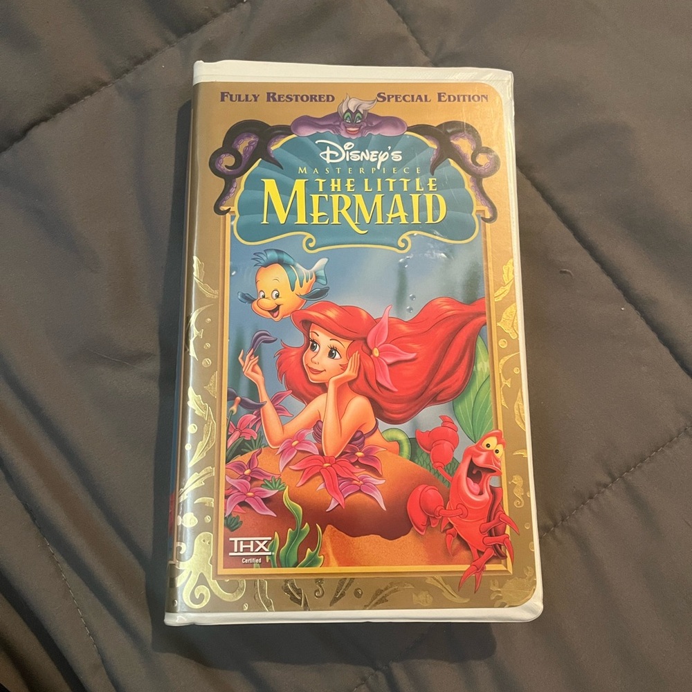 Disney’s Masterpiece Collection – VHS, The Little Mermaid Vintage- RARE ￼‎